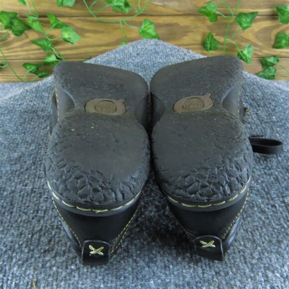 Born Women's Sneaker Black Leather Size 7.5M Gently‎ Used 2025 - Picture 5 of 6